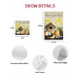 thumbnail image 7 of Spring Kitchen Dish Towels for Drying Dishes Set of 3, Brown Vintage Birds Cages Eggs Flowers Herbs Waffle Weave Microfiber Hand Tea Bathroom Towels Quick Dry & Absorbent Towel 12x12, 7 of 7