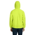 thumbnail image 2 of Champion B63284163 Mens Packable Quarter-Zip Jacket, Safety Green - Small, 2 of 3