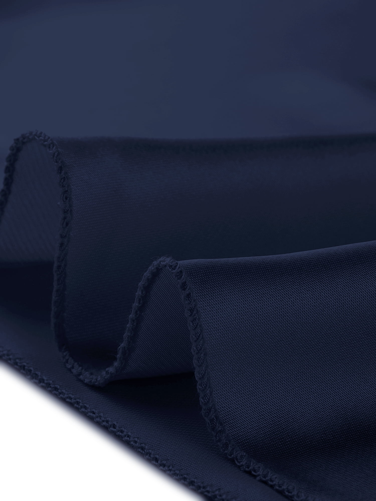 Unique Bargains Womens Satin Cowl Neck Cami Top with Long Pant Loungewear Pajama Set Dark Blue S