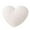 White, variant on On Sale!Decorative Heart-Shaped Throw Pillow with Insert, Soft Plush Heart Cushion for Sofa, Bed, and Home Decor