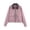 Pink, variant on Women's Spring Fall Winter Corduroy Jacket,Leather Collar Zip Up Pocket Long Sleeve Casual Bomber Coat,Watermelon Red Women's XS-L