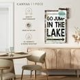 thumbnail image 5 of Elephant Stock Go Jump In The Lake Sign Wall Art - Vertical Canvas Wall Art - Living Room Wall Decor - Inspirational And Typography Canvas - Black And Gray Decor - 8" x 12", 5 of 8