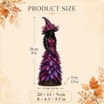 thumbnail image 3 of Enchanted Autumn Witch Figurine Magical Fall Witch Statue Resin Harvest Witch Sculpture for Indoor Halloween Home Display, 3 of 5