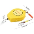 Mulaxen Safety Yoyo Fall Protection Fall Arrest Lanyard Safety Harness