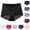 Black, variant on PADFRYBK High Waisted Briefs For Women Solid Color Mesh Breathable Underpants And Lace Hollow Panties