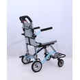 thumbnail image 2 of BeesClover Fauteuil Roulant de Transport Ultraléger - Conception Pliable Portable, Frein à Main Verrouillable, Accoudoirs Rabattables Amovibles et Repose-Pieds Oscillants, Supporte jusqu'à 220 Lb, 2 of 8