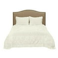 thumbnail image 1 of Beatrice Home Fashions Medallion Chenille, Queen, Ivory, 1 of 2