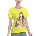 thumbnail image 2 of Women's Basic Short Sleeve T-Shirt Demon Slayer Blade Nidouzi, 2 of 6