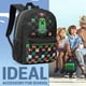 thumbnail image 4 of Minecraft Kids School Backpack with Zipped Front Pocket for Sports, Gym, Travel - Gamer Gifts (Black), 4 of 6