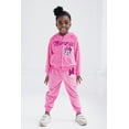 thumbnail image 3 of Conjunto de atuendo Disney, sudadera con capucha de terciopelo de Minnie Mouse, modelo Jogger 2T par, 3 of 5