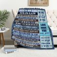 thumbnail image 3 of Big Brother Gift Throw Blanket, Brother Gifts from Sister, Gifts for Older Brother, Birthday Graduation Gifts for Brother, Brother Blanket Soft and Warm 60"x50", 3 of 5