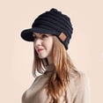 thumbnail image 5 of Kripyery Unisex Solid Color Knitting Baseball Hat Bluetooth-compatible 5.0 Warm Hat Winter Outdoor Ridding Wireless Headphones Hat Streetwear, 5 of 8