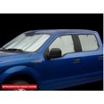 thumbnail image 1 of Weathertech Window Shade TS1192K1 TechShade; Full Vehicle Kit; Direct-Fit; Silver/Black Reversible; Uses Sun Visors/Friction To Hold In Place; Roll Up With Hook And Loop Strap For Storage, 1 of 1
