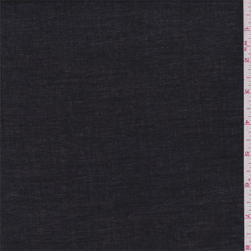 Black Polyester Lawn, Fabric By the Yard