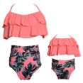 thumbnail image 1 of Traje de baño familiar a juego con lunares florales, traje de baño para madre e hija, vestido de Bikini de playa para mamá y yo, ropa para niños y niñas Gao Jinjia LED, 1 of 2