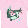 thumbnail image 4 of Inktastic Cute Axolotl swimming with bubbles Boys or Girls Baby Bodysuit, 4 of 5