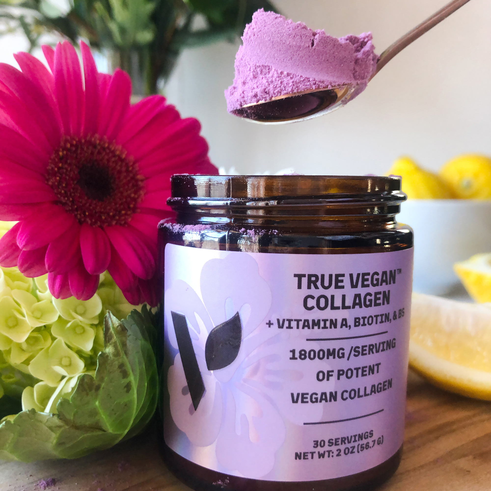 Veggimins True Vegan Collagen Vitamin A, Biotin, and B5