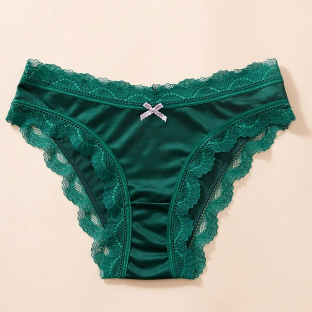 Culottes Taille Basse en Dentelle pour Femmes - String Doux et Confortable pour Usage Quotidien et Entraînements