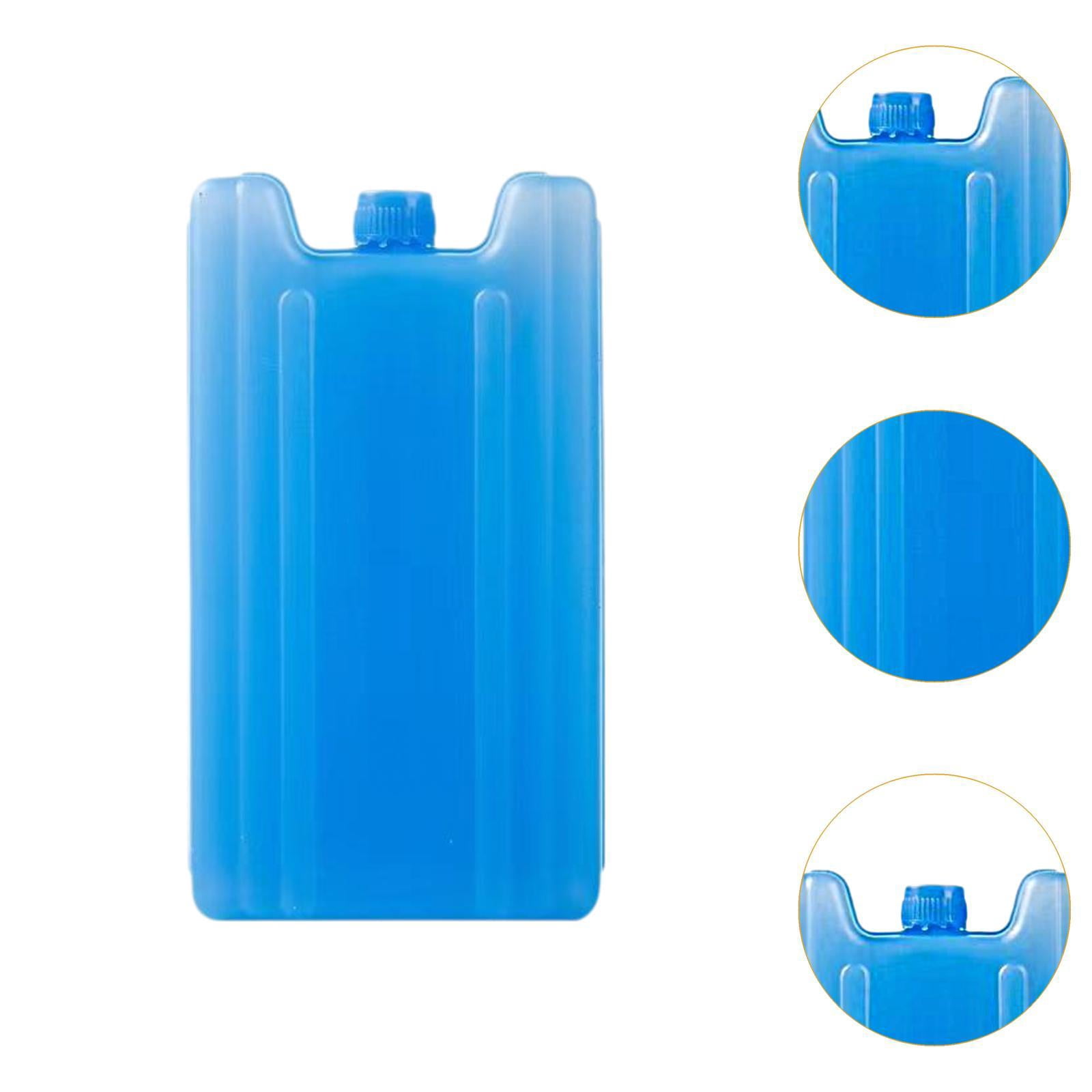 figatia 6 Pieces Ice Packs Leakproof Rectangular Ice Blocks for Family Fishing Beach