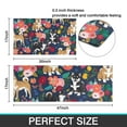 thumbnail image 7 of Shiba Inu and Pioneer Flower Kitchen Rugs Sets Of 2,Anti Fatigue Kitchen Mat Rugs Non Slip Washable,Decorative Kitchen Floor Mats for Kitchen,Sink,Laundry,17"x30"+17"x47", 7 of 7