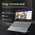 thumbnail image 5 of Lenovo IdeaPad Slim 3 Laptop, 15.6" FHD Display, Intel i5-13420H Processor, 16GB DDR5, 800GB Storage(512GB SSD+288GB Docking Station Set), Intel UHD Graphics, HD Webcam, Wi-Fi 6, Windows 11 Pro, Gray, 5 of 9