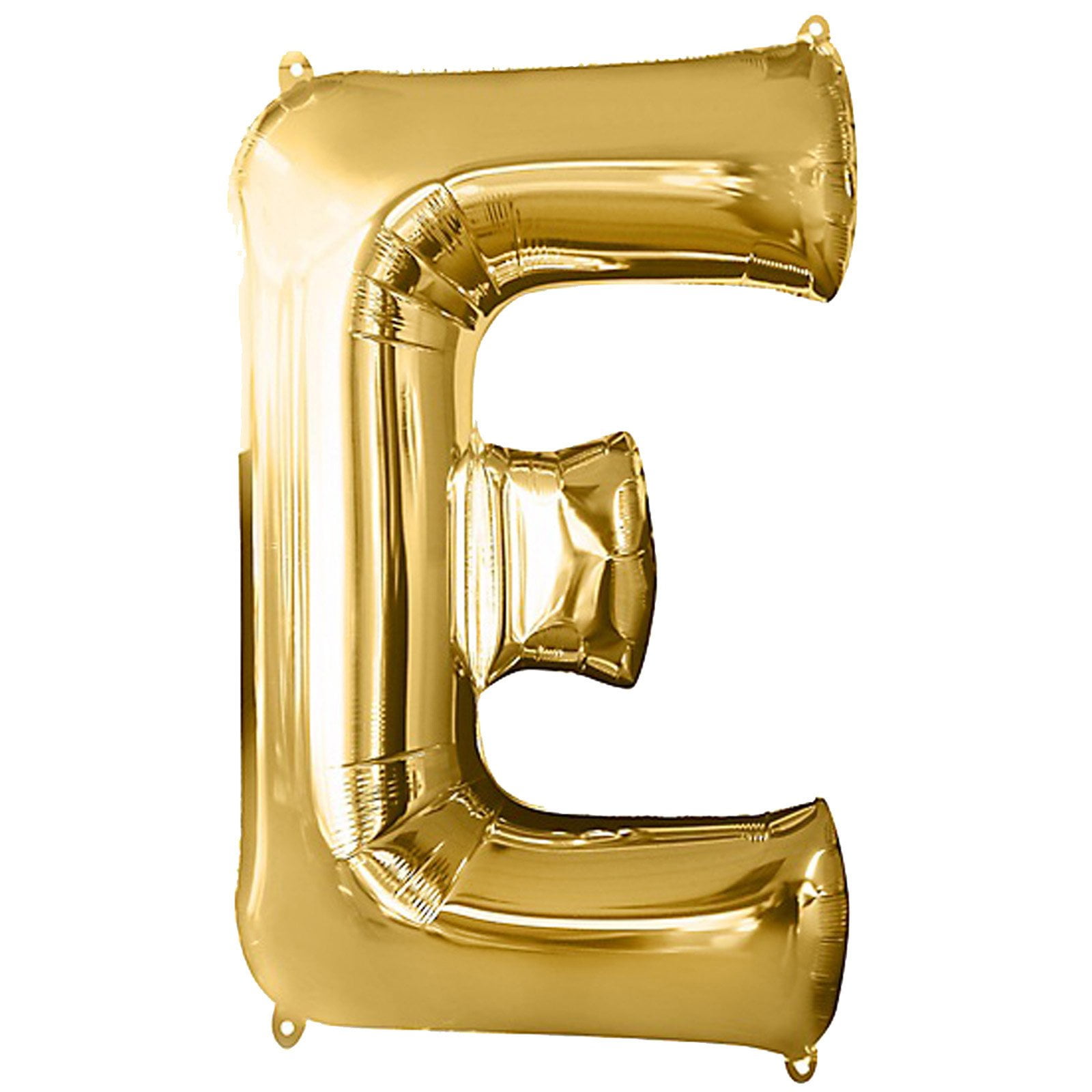 34 gold letter balloons