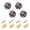 Cute Skull Candles Bone, variant on WEIYEKO 4 Pack Kitchen Cabinet Knobs Round Zinc Drawer Pulls, Mushroom Weed Leaves Herb