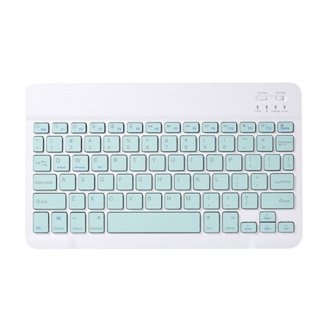 CAROOTU Sans Fil Bluetooth-compatible Clavier Souris Set Léger Portable pour IOS Android Téléphone Tablette