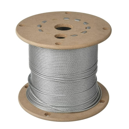 

7x19 Galvanized Aircraft Wire Rope Cable 500 Foot Reel