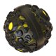 thumbnail image 4 of Pelota chirriante para perros, pelotas de juguete de goma para masticar chirriante mascotas perros y grandes, ejercicio, , amarillo negro Salvador bola chirriante, 4 of 4