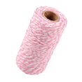 thumbnail image 1 of GUOOL 2X 328 Feet (100m)Colored Cotton Twine String Rope Cord for Crafts Pink, 1 of 8