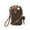 Coffee/Brown, variant on Poppy Faux Leather Womens Crossbody Shoulder Bag Cell Phone Purse Wallet Credit Card Slots Holder Clutch