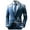 Blue, variant on Christmas Blazer Men VOGUES Lapel Loose Men's Jacket Retro Versatile Simple Casual Wind Holiday Suit