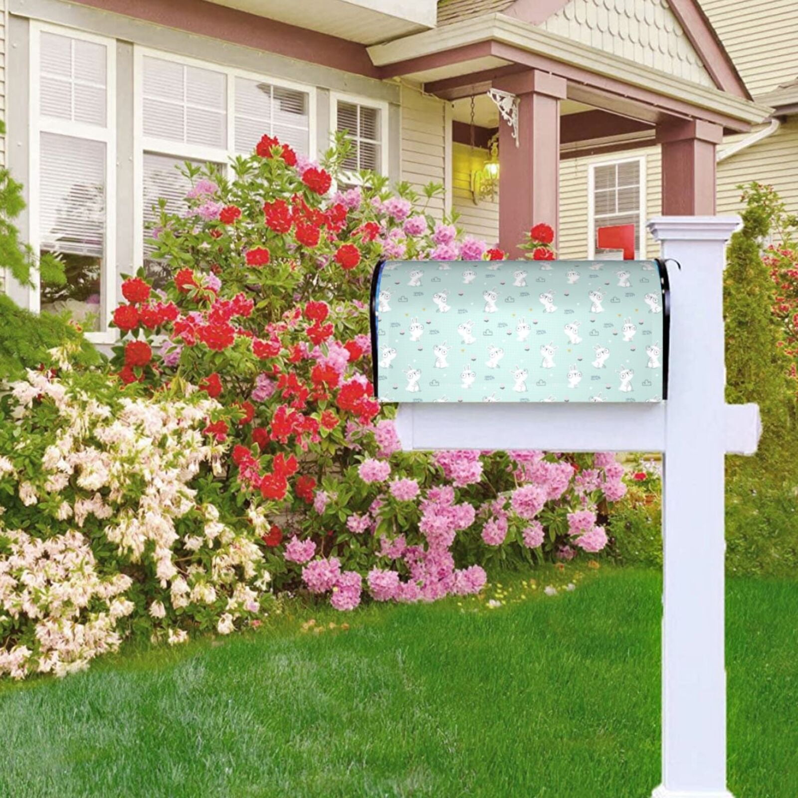 Kdxio Magnetic Mailbox Cover 25.5x21 in Mailbox Cover Outdoor Decoration Holiday Mailbox Covers for Home Garden Yard-25.5x21 in