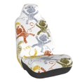 thumbnail image 1 of Lsque Cartoon Monkey Pattern Car Seat Covers for Front Seats , Waterproof Seat Covers for Cars, Sporty Front Seat Covers,Car Seat Cover Protector Front Seats, 1 of 5