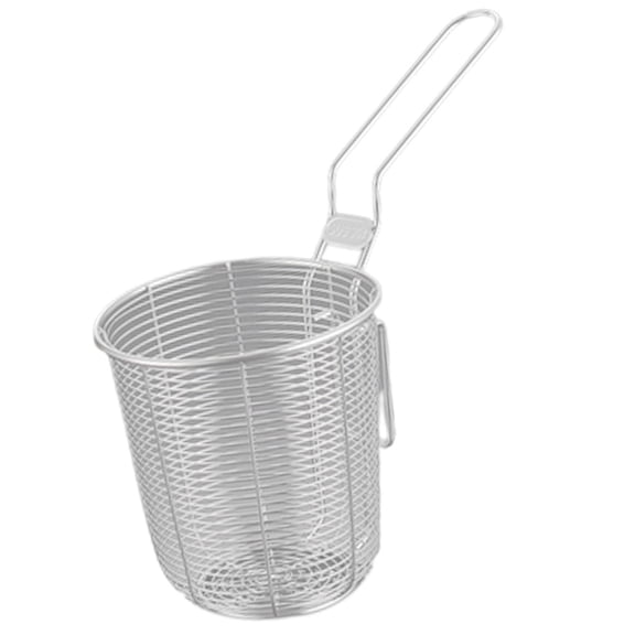 Stainless Steel Mesh Kitchen Strainer and Colander with Handle for Cooking Draining and Frying