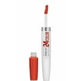 thumbnail image 2 of 2 PACK Maybelline New York Superstay 2-Step Lipcolor, (210) Non-Stop Orange, 2 of 10