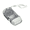 grey, variant on 3 LED Hand Pressing Dynamos Crank Power Flashlights Torches Light Hand Press Crank Camping Lamp Easy to Use