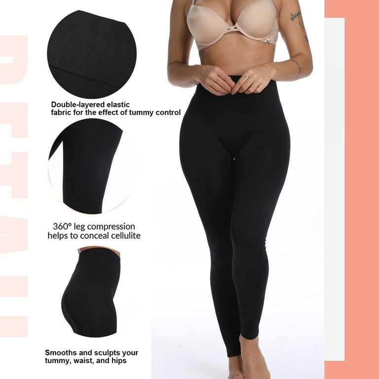 Women's Compression High-Waisted Anti-Cellulite Leggings Tummy Control  Shaper US 