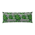 thumbnail image 2 of KLL Ultra Soft Microfiber Body Pillow Cover/Pillowcases 20"x54" with Hidden Zipper Closure-Palm Greenery, 2 of 8