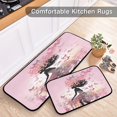 thumbnail image 6 of GZHJMY Kitchen Rugs 2 Piece Waterproof Non Slip Kitchen Mat Fairy with Butterflies Kitchen Rug Set for Sink Office Kitchen Cafe, 19.7"x47.2"+19.7"x27.6" Carpet Runner, 6 of 7