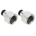thumbnail image 1 of Unique Bargains 2Pcs 1/4 Inch OD Tube to 3/8 Inch NPT Female Thread Push to Connect Fittings, 1 of 7