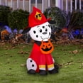 thumbnail image 2 of Perro bombero inflable Gemmy de 107 cm con luz para Halloween, 2 of 5