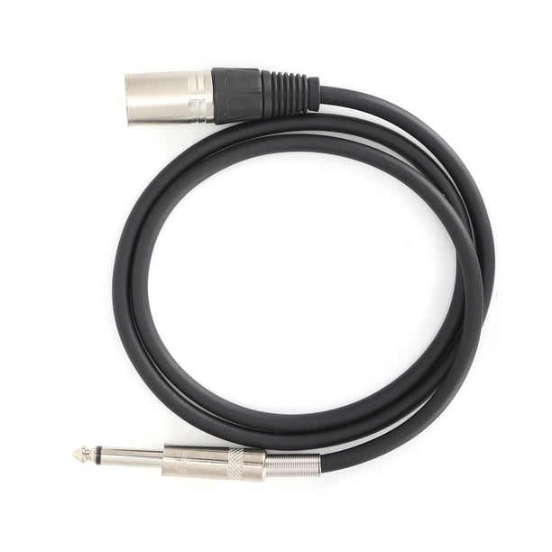 Cable de audio balanceado xlr macho a trs jack de 6,35 mm, Wateje Multicapa, Carcasa de Aleación de Aluminio, Conector Fácil de Agarrar De 360, Cable de de