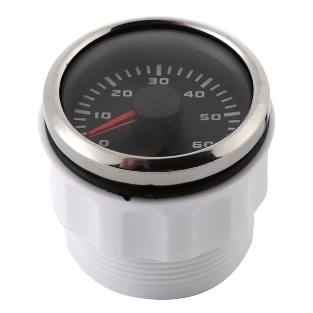 Medidor de RPM, tacómetro LCD de 52 mm/2 in y 6000 RPM, tacómetro LCD optimizado para la excelencia