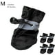 thumbnail image 1 of Botas impermeables para perros con suelas antideslizantes y correas reflectantes | Zapatos protectores para patas de perros pequeños y cachorros | Paquete de 4, 1 of 6