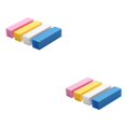 thumbnail image 1 of Wisewang Sanding Files Block Nail Tips Scrub Nails Cleaning Tool Multifunctional Toenail Manicure Pedicure Adult Grip Fingernail Type 1 2Set, 1 of 6