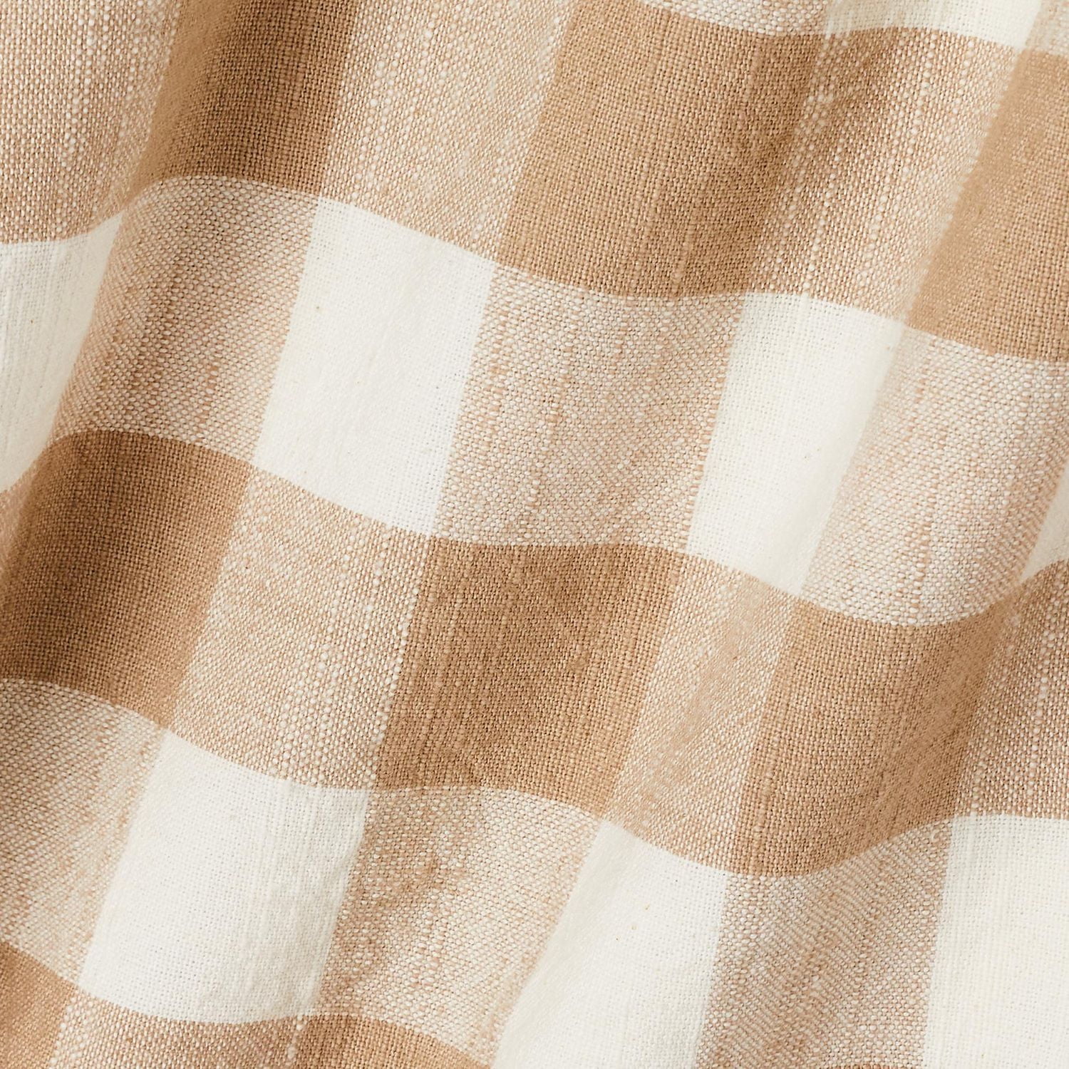 FRAÎCHE Spring Taupe Gingham Kitchen Towels, 3 Pack, One Size