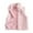 Pink Sleeveless Hoodless Jackets, variant on Women's Winter Warm Faux Fur Vests Zipper Closure Sleeveless Outwear WaistCoatsJackets Fluffy Gilet Coats Pink XXXXL