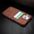 thumbnail image 2 of for iPhone 13 Pro Wallet Case with Credit Card Holder, Luxury Premium PU Retro Leather Protective Case Anti-Scratch Shockproof Phone Case for Women and Men for iPhone 13 Pro,Brown, 2 of 8